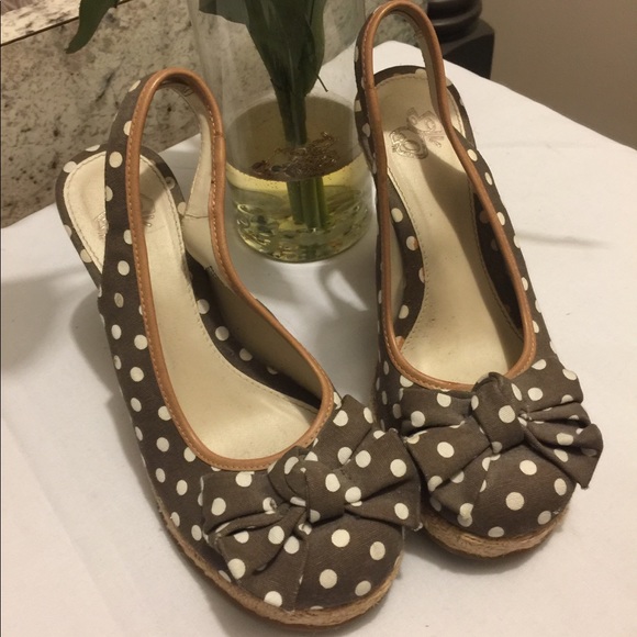 Shoes - Polka Dot Wedges